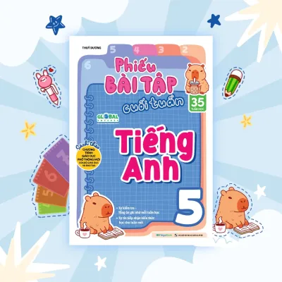 Sách Phiếu bài tập cuối tuần Tiếng Anh lớp 5