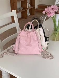Korean Style ins-style quilted chain backpack for women new casual versatile large-capacity handbag for commuting