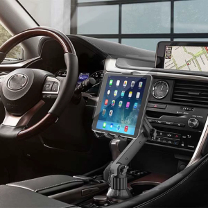 Universal Car Water Cup Stand Holder Cellphone Mount Bracket Cradle Phone Tablet Holder SUV Adjustable Gooseneck Support