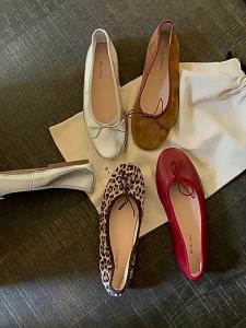 G7 Sheepskin Version ~ Grape Mom Same Style Classic French Versatile Round Toe Shallow Mouth Elegant Bow Flat Shoes for Women 7/7