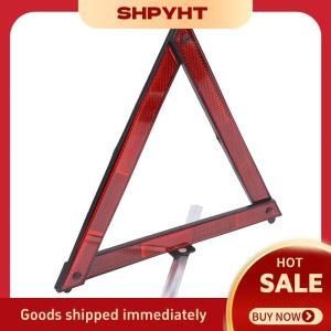 SHPYHT Xe Tripod gấp dừng dấu hiệu phản xạ xe khẩn cấp sự cố cảnh báo tam giác màu đỏ phản xạ an toàn nguy hiểm