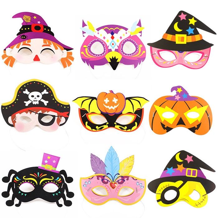 Cách làm mặt nạ halloween bằng giấy tại nhà
