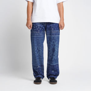 Superego - Celana Fatigue Pants Jeans Denim Pria Washed Paisley FG
