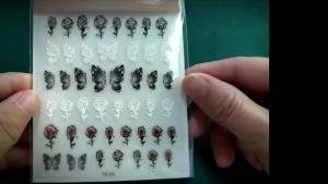 5D Embossed nail stickers Luggage notebook waterproof graffiti cute puppy 3D nail stickers in stock for immediate delivery