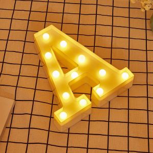 【Happy Time 12.12 Super Deal】16CM LED Letter A-Z Symbol Light DIY Alphabet Name Sign Battery Operated for Romantic Proposal Birthday Wedding Bar Home Cafe Decor Wall Hanging Photobooth Surprise Gift Reusable Decorative Tiktok IG Viral Backdrop Display