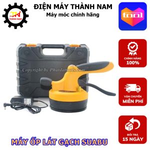 Máy Ốp Lát Gạch SUABU Pin Liền 2000mAh - Hai chức năng Đầm Rung+Hít Gạch - Bảo hành 6 tháng