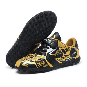New style no-tie Velcro closure childrens soccer shoes wholesale for elementary and middle school students suitable for matches training and sports