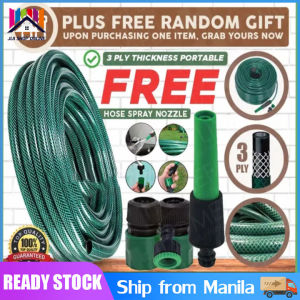 [Original 24 hours delivery]Water Hose PVC Pressure washer Garden Hose set Heavy duty 15 Meter
