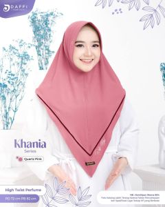 Hijab Daffi kode Khania cantik elegant dan simple bahan jersey