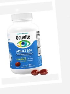 Ocuvite s Eye Supplement 50+ Bausch&Lomb 150 Tablets - Vitamin & Mineral Supplement for Eyes - Global Purchasing Agent - JD