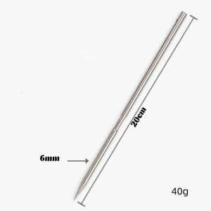6/9/12MM Universal Stainless SteelCow Nose Piercing Needle  Comfortable Grip for Cattle