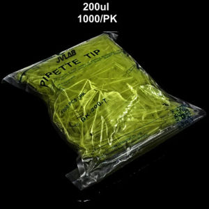 【1000Pcs】200ul Pipet 0.2ml Micropipet Tips Pipette Tips Yellow Tips Pipet Drop Laboratorium Pipet Panjang