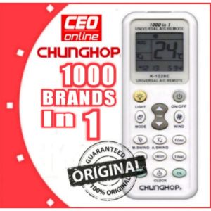 Authentic Original CHUNGHOP 1000 in 1 CEO Universal Aircond Remote Control For All Brands All Models Aircond Use