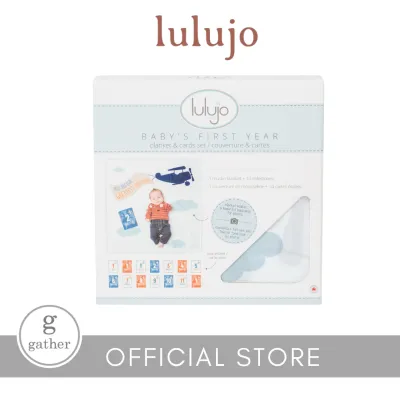 Lulujo Milestone Blanket and Cards Set- Greatest Adventure