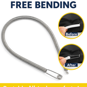 Bendable Rope Threading Tool Waist Rope Auxiliary Device Sewing Tool Stringer Hat Rope Threading Device Sewing Tool