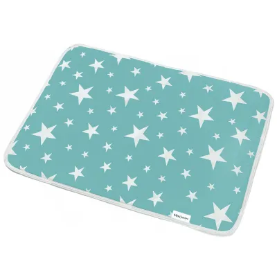 MiniJones Baby Changing Pad Waterproof Cotton Mattress Protector Bedsheet Fitted Sheets Anti-Slip
