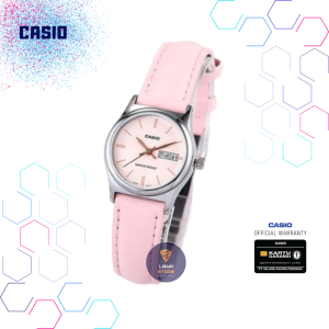 JAM TANGAN CASIO ORIGINAL WANITA PINK CANTIK LTP-V006L SERIES ANALOG BERGARANSI RESMI - LTP-V006L-4BUDF KEREN BRANDED ORIGINAL 1 TAHUN