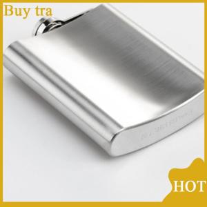 [Buytra] 1 4 5 6 7 8oz Portable Mini Stainless Steel Liquor Hip Flask For Alcohol Bottle Travel Whiskey Bottle Mug Flask