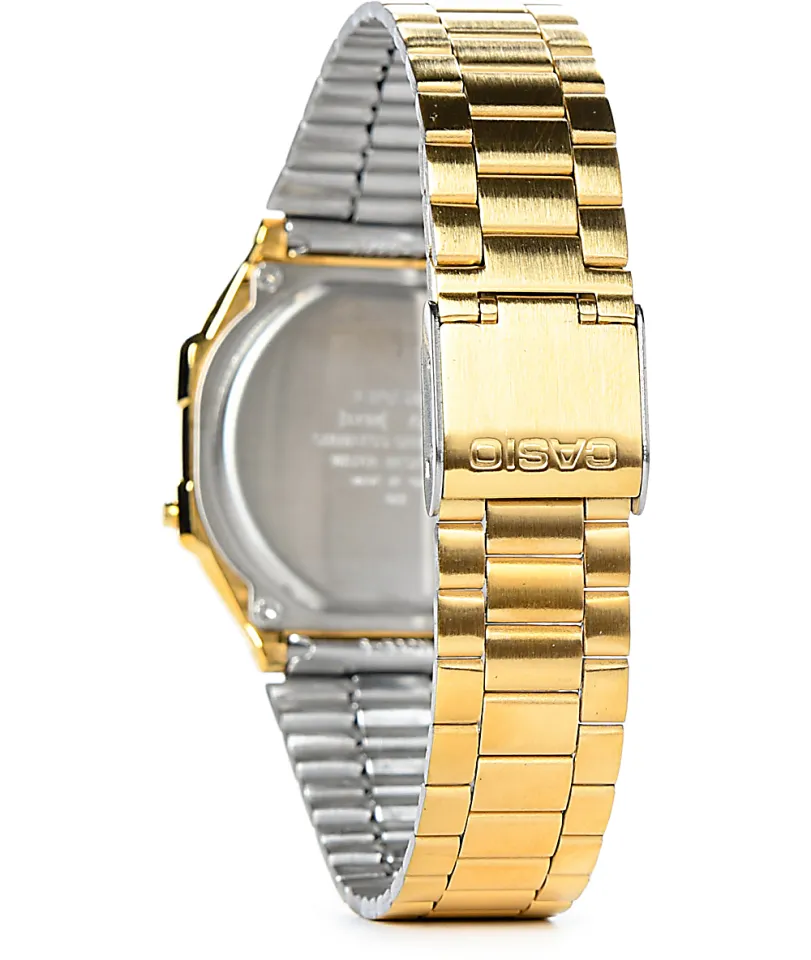 Casio shop a159wad gold