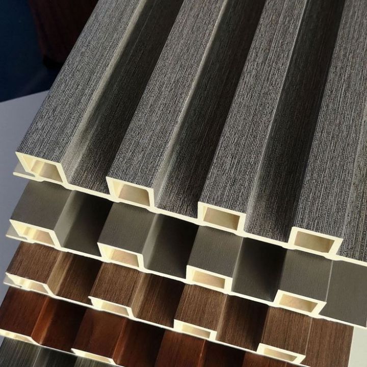 WPC Fluted Wall Panel Wood 100cm x 15cm Waterproof Perfect for Indoor ...