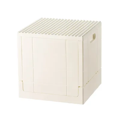 Collapsable Foldable Kids Duplo Bricks Storage Box Containers Toys Organizer in Multi-Color Lids