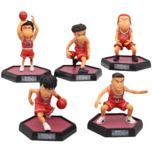 Slamdunk Slam dunk SakuragiRukawaMitsuiAkagiMiyakiCoach Anzai Collectible Figure (each)