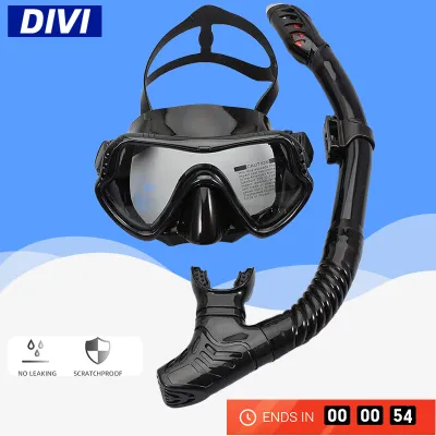 Shining Snorkeling Set for Adult Low Volume 180° Wide Vide Diving Mask With Snorkel