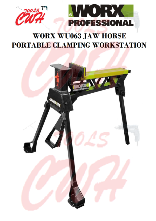 WORX WU063 JAWHORSE PORTABLE CLAMPING WORK WORKSTAND WORKSTATION