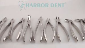 Extracting Forceps Set 10Pcs Dental Extraction Pliers Kit For Adult Children Stainless Steel Dentist Tools Instrument CE