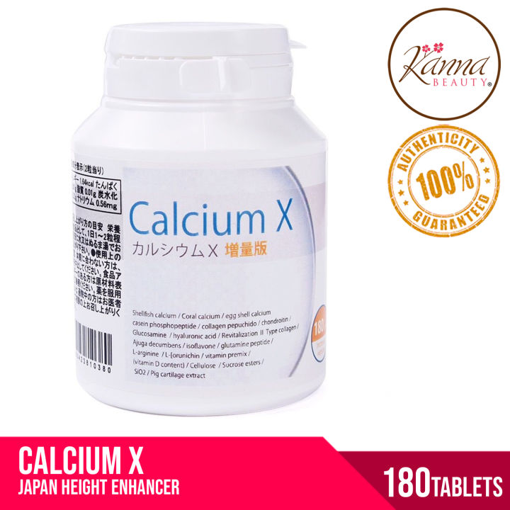 Calcium X Japan Height Enhancer Bottle 180 tablets Vitamin C