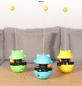 Ready Stock Pet tumbler ball feeder pet toys snack dispenser