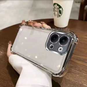 Oppo RENO 13 Pro 5g 2025 rõ ràng mạ mềm Ốp trong suốt cho Oppo RENO 13 5g reno13 Pro reno13pro 2025 vỏ điện thoại vỏ lưng bảo vệ chống sốc