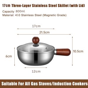 Home Use Iron Cast Four Hole Egg Fry Pan Uncoated Flat Bottom Breakfast Pot for Scrambled Eggs And Pancakes Chinese Dumplings