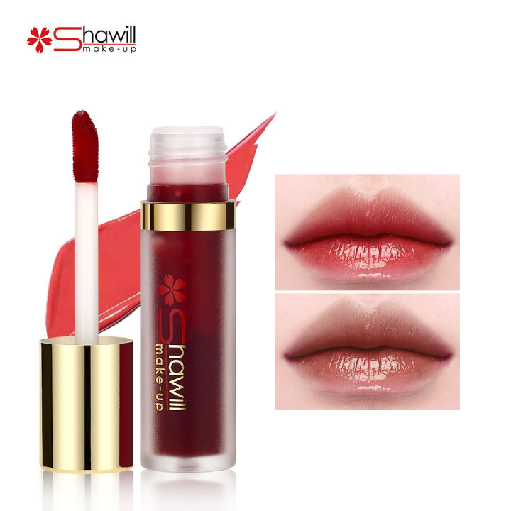 Shawill Lip & Cheek Tint Lipstick Liptint Lipgross 2 in 1 Super Stay ...