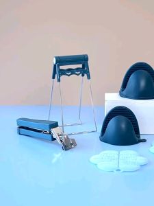 4 pcs Set Stainless Steel Anti-Scalding Bowl Clamp Steamer Plate Gripper Thermomix Accessories