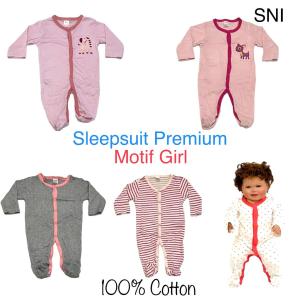 3pcs sleepsuit bayi premium tutup kaki / sleepsuit bayi laki-laki perempuan BB-45
