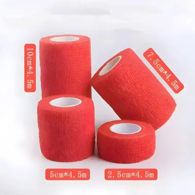 Colorful Sport Self Adhesive Elastic Bandage Wrap Tape Elastoplast For Knee Support Pads Finger Ankle Palm Shoulder
