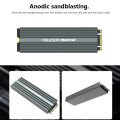 TEUCER Bộ Tản Nhiệt SSD M.2 Hợp Kim Nhôm M2-LD02 Bộ Tản Nhiệt Ổ Cứng Thể Rắn M2 2280 9Mm Kèm Miếng Tản Nhiệt. 