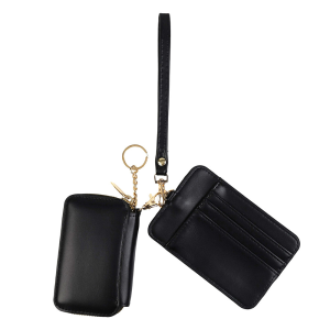 Dual-use! Key bag and card holder set INS style Korean simple ladies wallet card holder spot PURSE