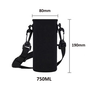 Quivlox Bottle Bag Water Bottle Sleeve Tumbler Bag Carrier Bag with Rope Water Bottle Cover Penutup cawan