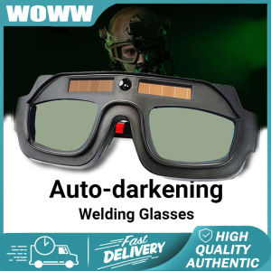 【READY STOCK】Solar Welding Glass Mask Welding Goggles Auto Darkening Welding Glasses Eye Protection Welding Glass Goggle Welder For Eye Protection Kimpalan