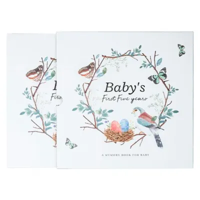 【Clearance Markdowns】 Premium Thickened Paper Baby Memory Book First Year Milestone Journal Scrapbook Album