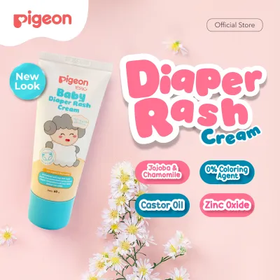 PIGEON Baby Cream 60Gr Diaper Rash Cream | Cream Bayi Ruam Popok | Salep Bayi Ruam Popok | Cegah Ruam Popok