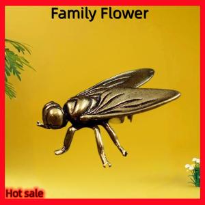 Family Flower Flash Sale รูปปั้นแมลงโลหะรูปสัตว์1ชิ้นสำหรับตกแต่งโต๊ะในบ้านสำนักงานเครื่องประดับเล็กๆของตกแต่งงานฝีมือแนววินเทจ