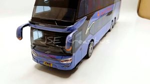 Miniatur bus Laju Prima body sr2 Double decker