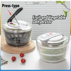 Vegetable press dehydrator Salad dryer Washing basin water strainer hand wash fruit dehydrator