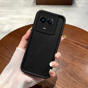 ROAZIC Macaron Solid Color Silicone Shell For Realme 11 5G/Realme 11X 5G Shockproof TPU Lens Camera Protection Back Cover MS01