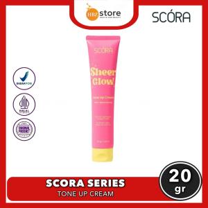 SCORA Series Semua Varian Produk Sunscreen Face Wash Tone Up Cream Toner