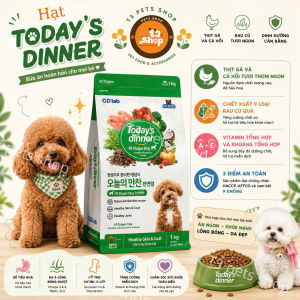 thức ăn hạt Today Dinner dành cho mọi độ tuổi và mọi giống chó - T3 PETS SHOP