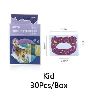 Mouth Correction Stickers Adult Kids Night Sleep Tape Lip Nose Patch Anti-Snoring Stickers 30pcs Mouth Correction Stickers